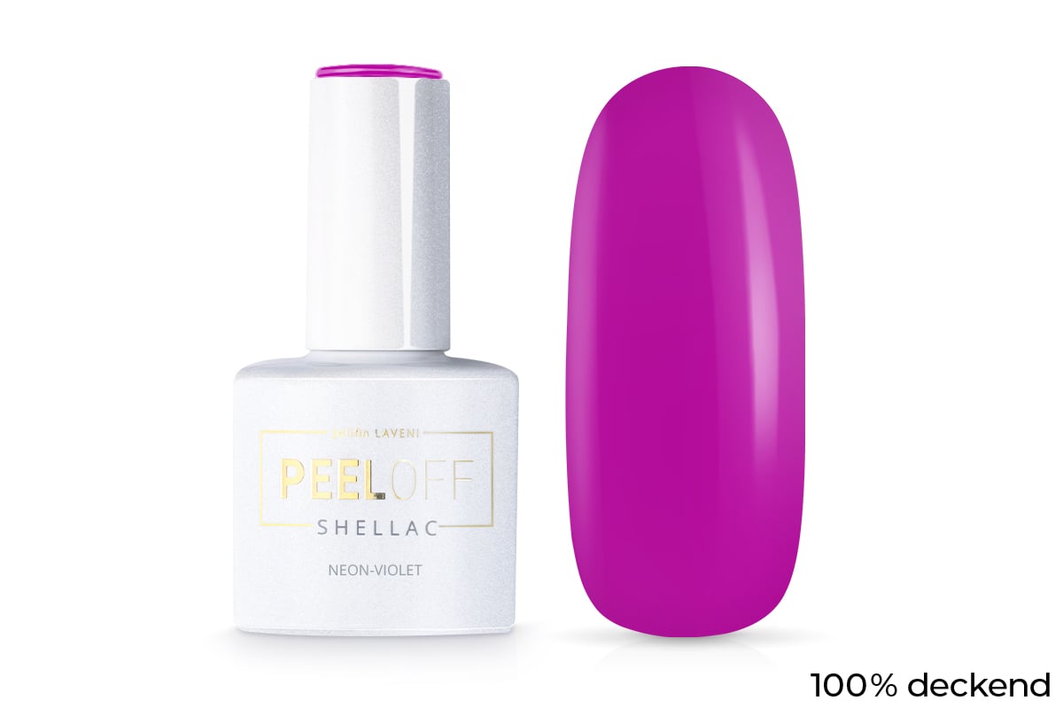 Jolifin LAVENI Shellac PeelOff - neon-violet 10ml