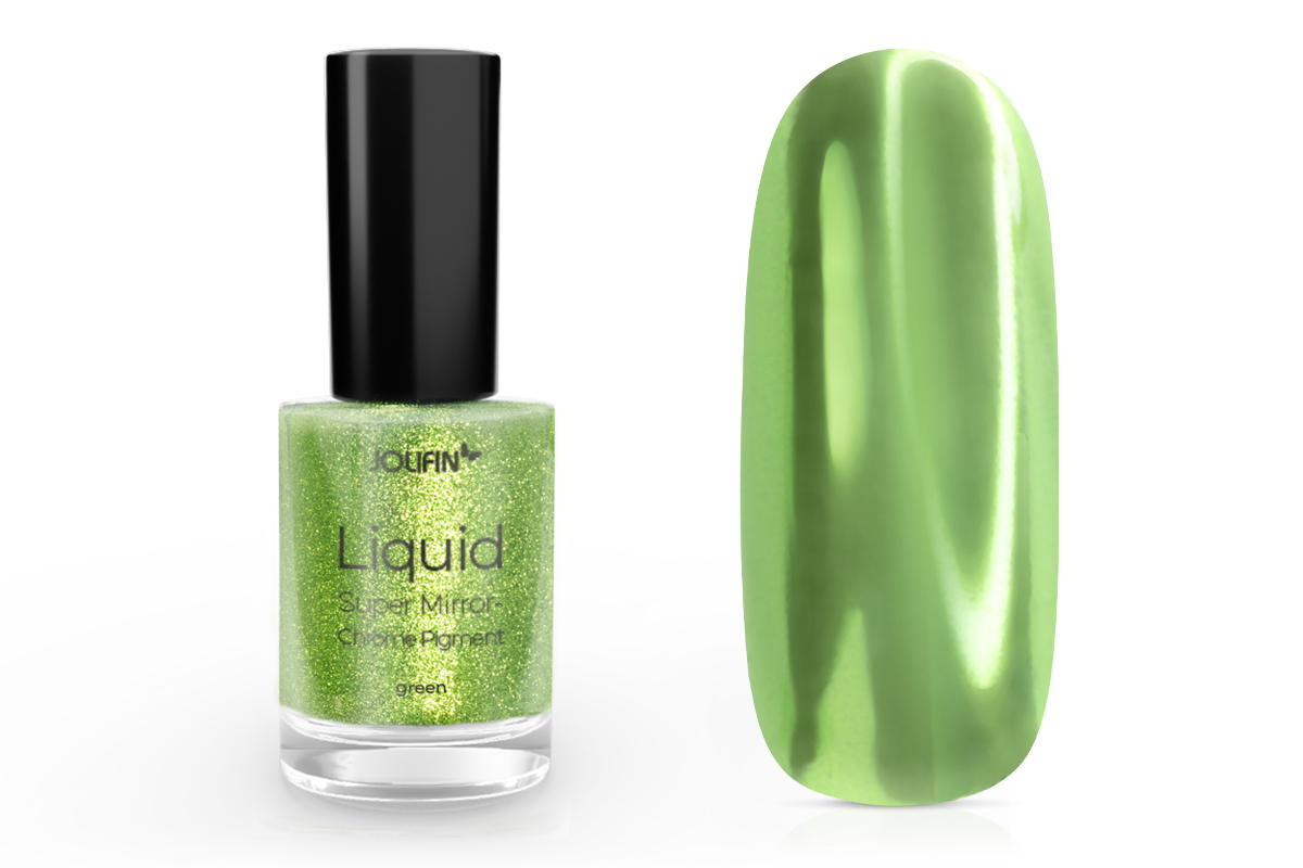 Jolifin Liquid Super Mirror-Chrome Pigment - green 6ml