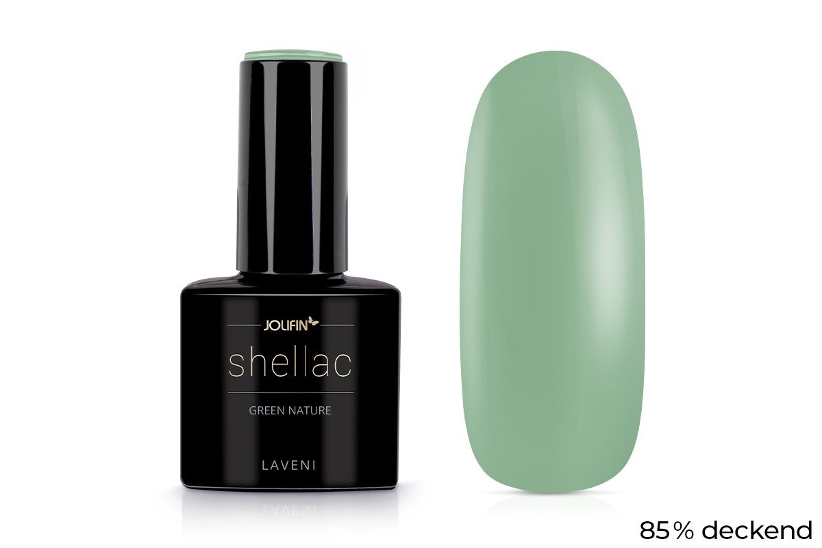 Jolifin LAVENI Shellac - green nature 10ml