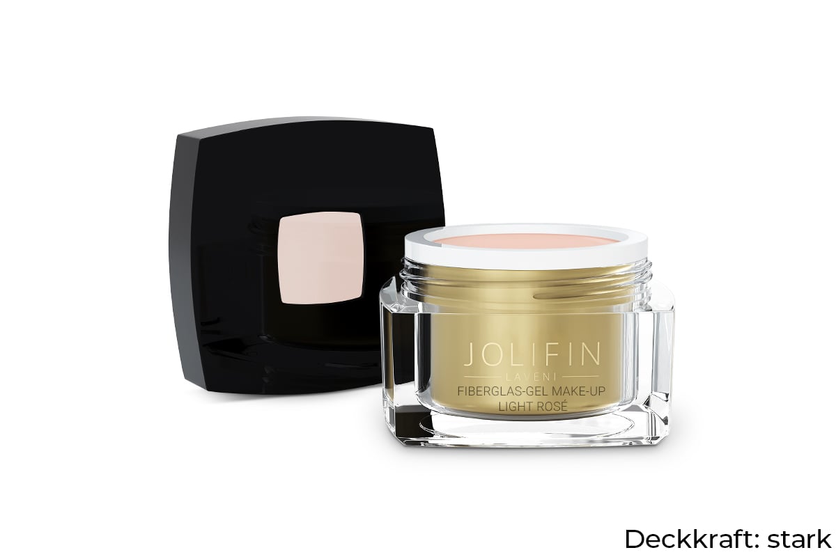 Jolifin LAVENI - Fibreglass gel make-up light rosé 5ml