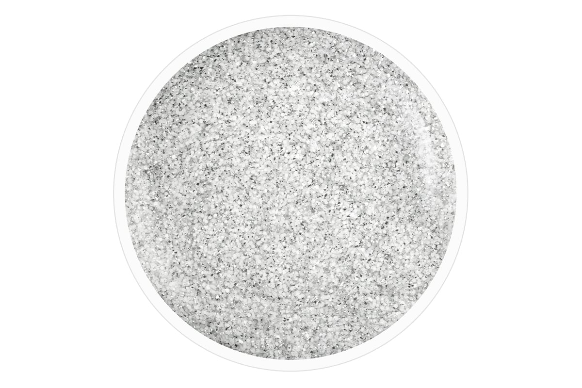 Jolifin LAVENI Shellac - silver-white Glitter 10ml