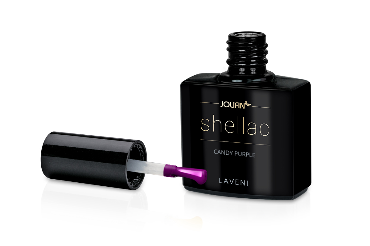 Jolifin LAVENI Shellac - candy purple 10ml