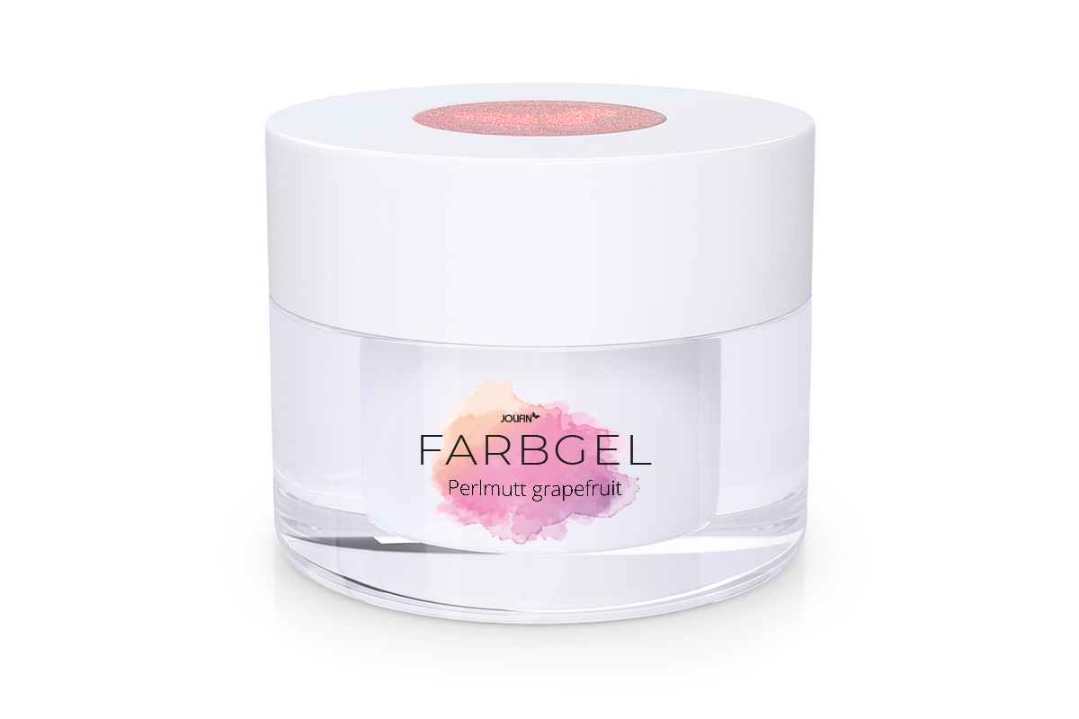 Jolifin Farbgel Perlmutt grapefruit 5ml