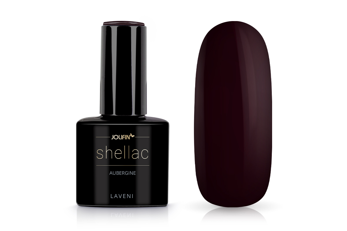 Jolifin LAVENI Shellac - aubergine 10ml