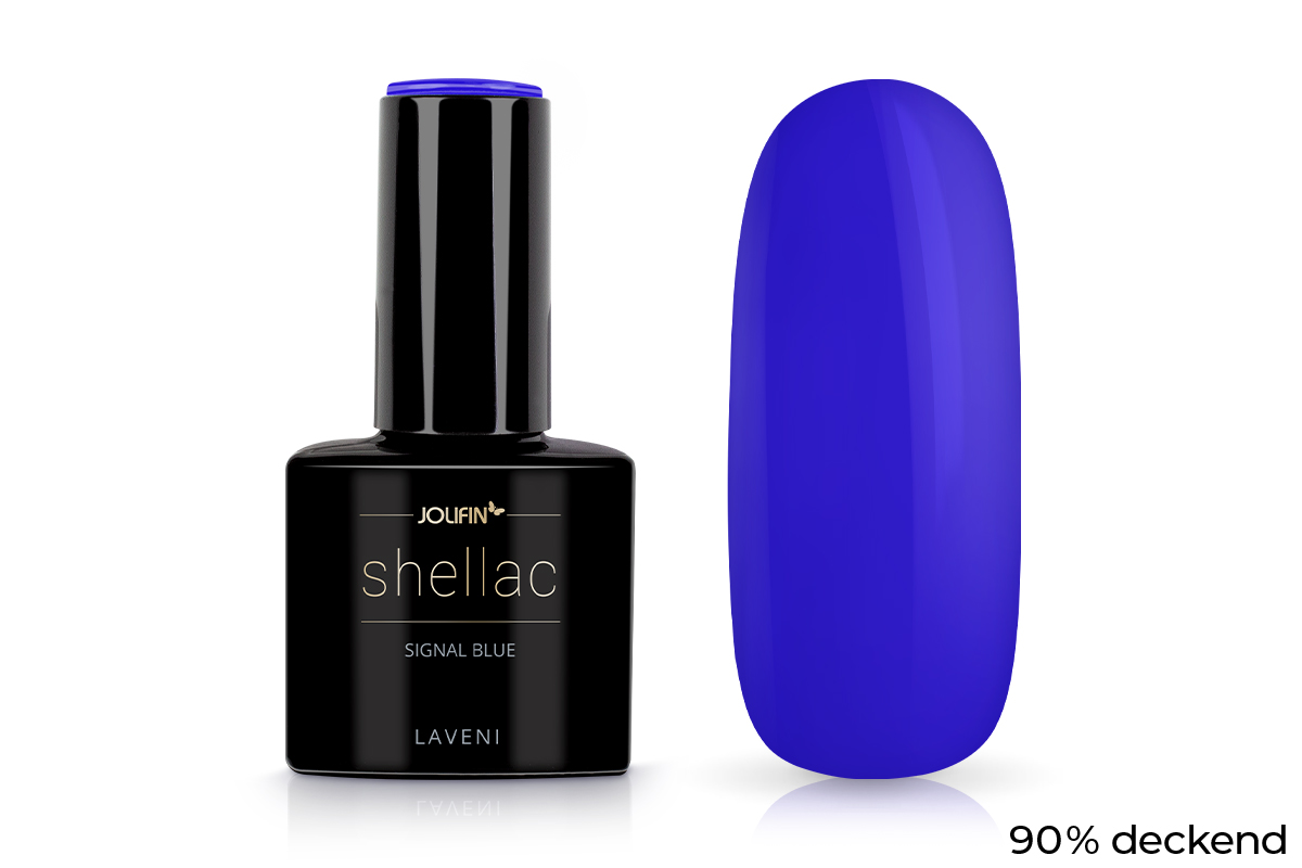 Jolifin LAVENI Shellac - signal blue 10ml