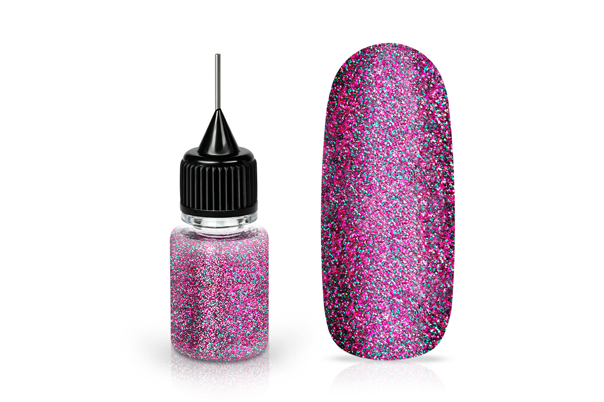 Jolifin LAVENI Diamond Dust - velvet magenta-smaragd