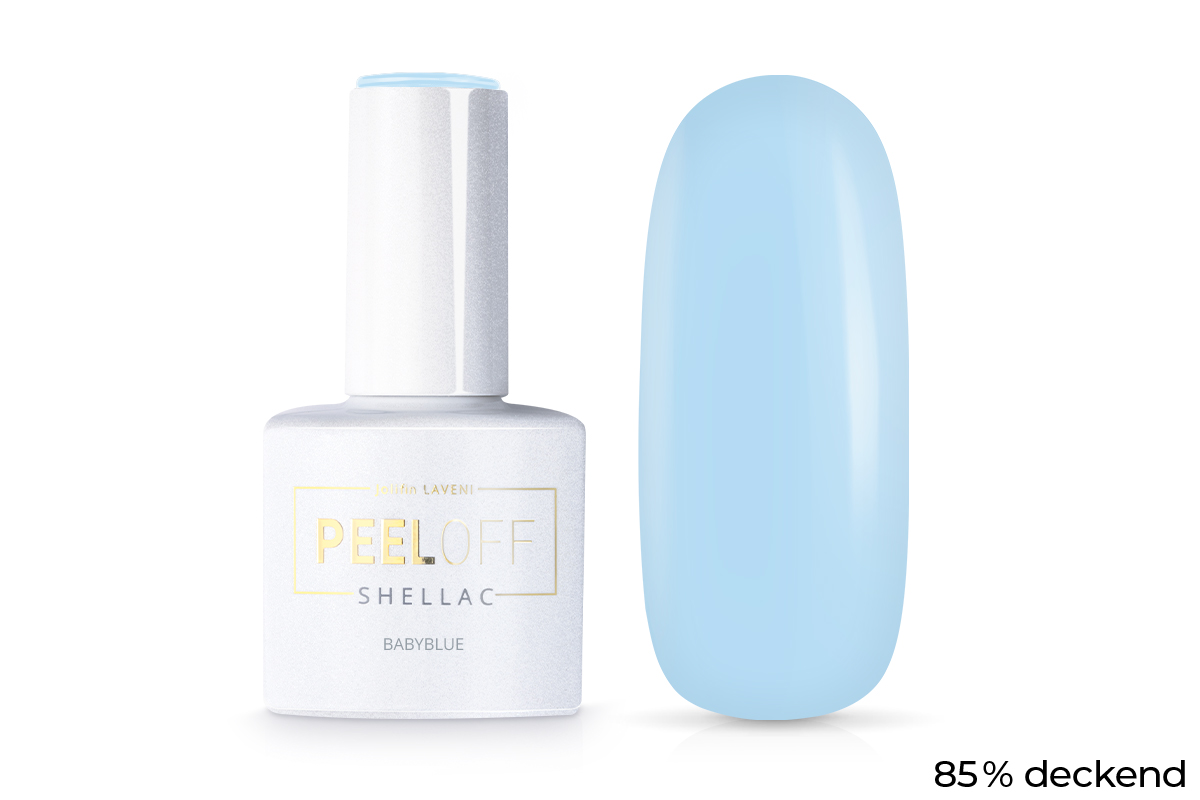 Jolifin LAVENI Shellac PeelOff - babyblue 10ml