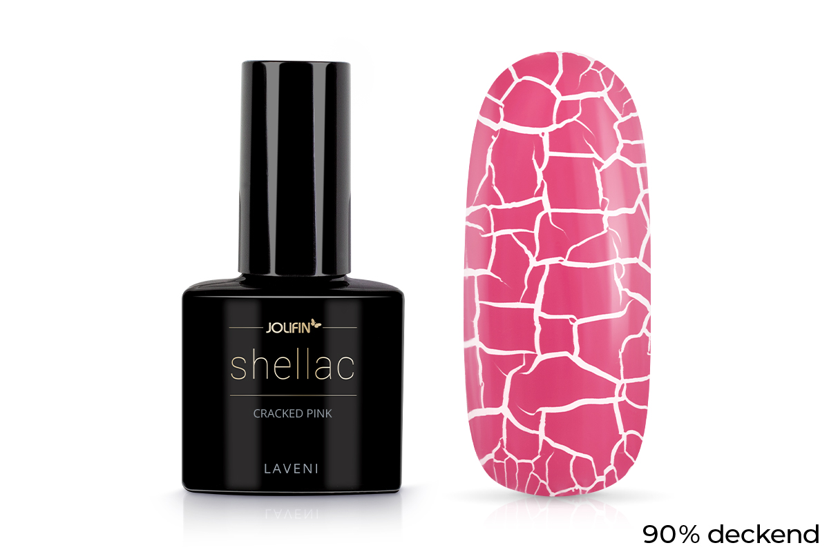 Jolifin LAVENI Shellac - cracked pink 10ml