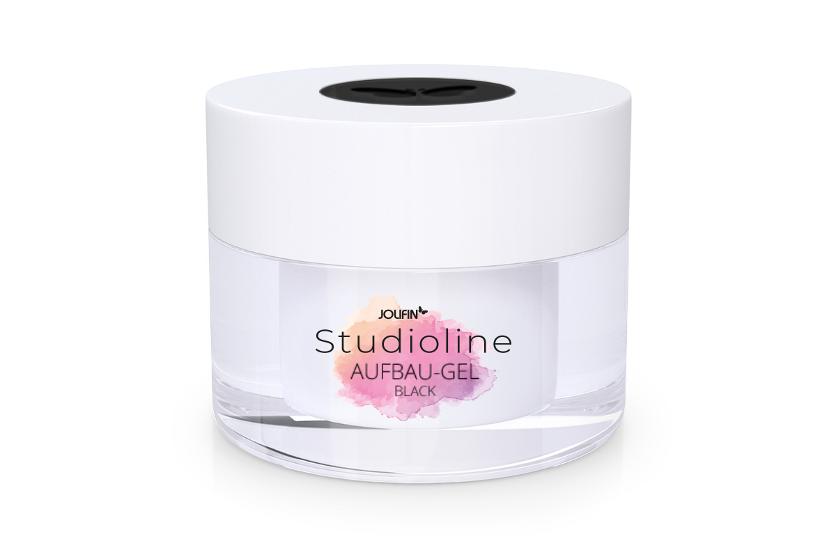 Jolifin Studioline build-up gel - black 15ml