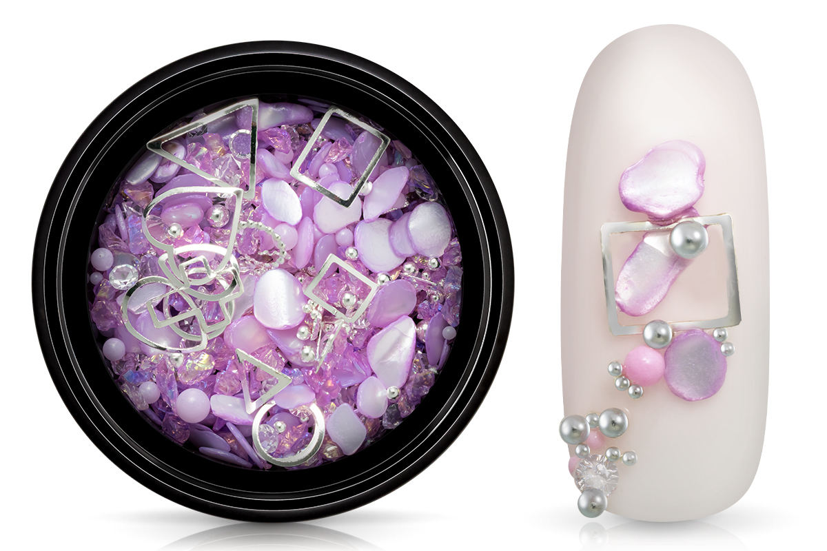 Jolifin LAVENI Luxury Nail-Art Mix - Perlmutt lilac