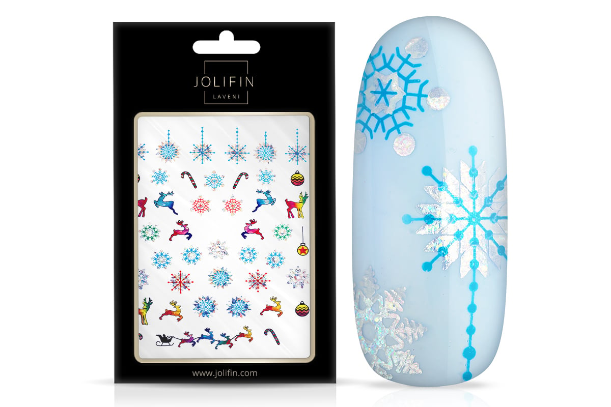 Jolifin LAVENI XL Sticker - hologramm christmas Nr. 2