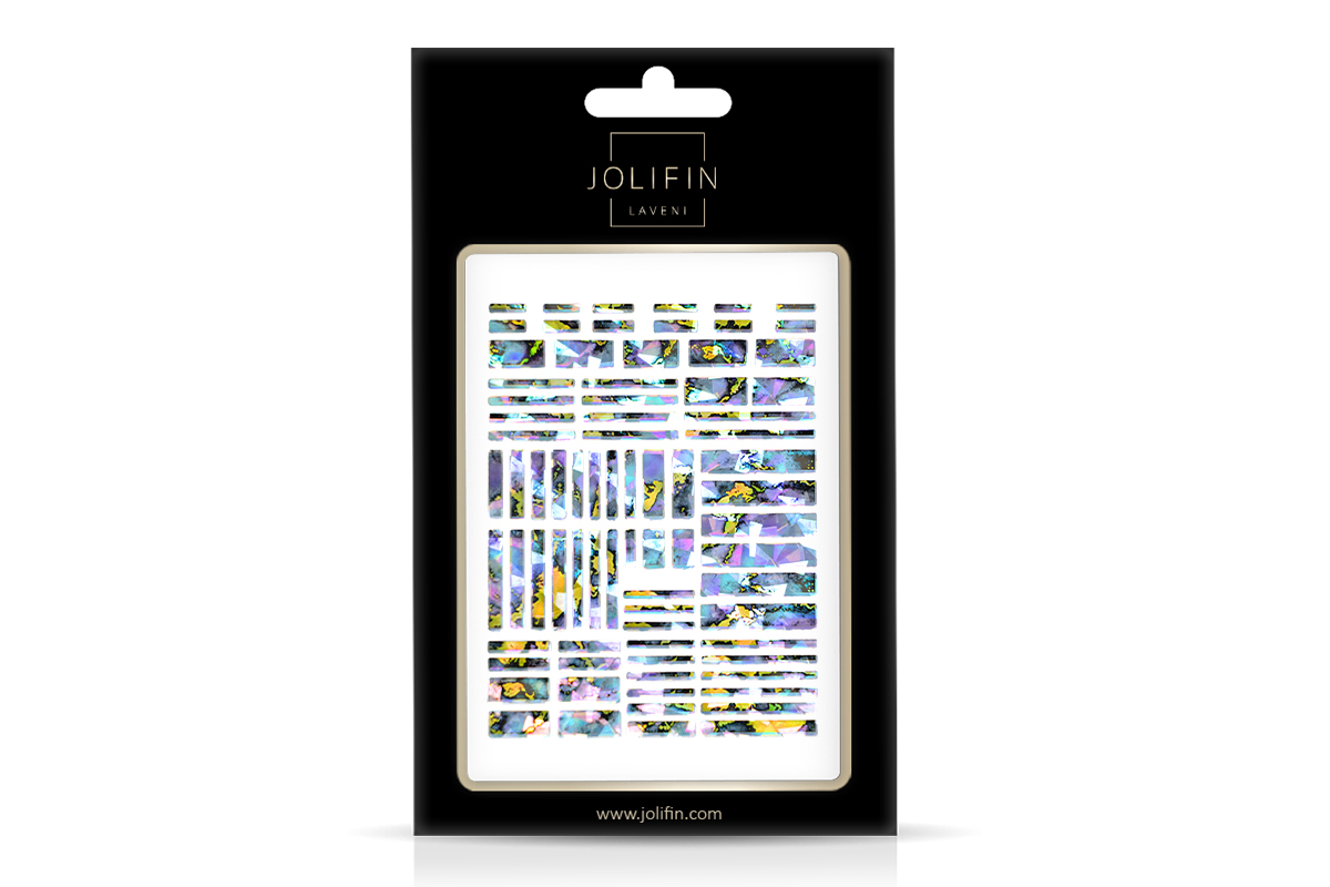 Jolifin LAVENI XL Sticker - Hologram Marble No. 1