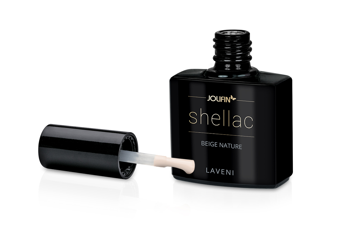 Jolifin LAVENI Shellac - beige nature 10ml