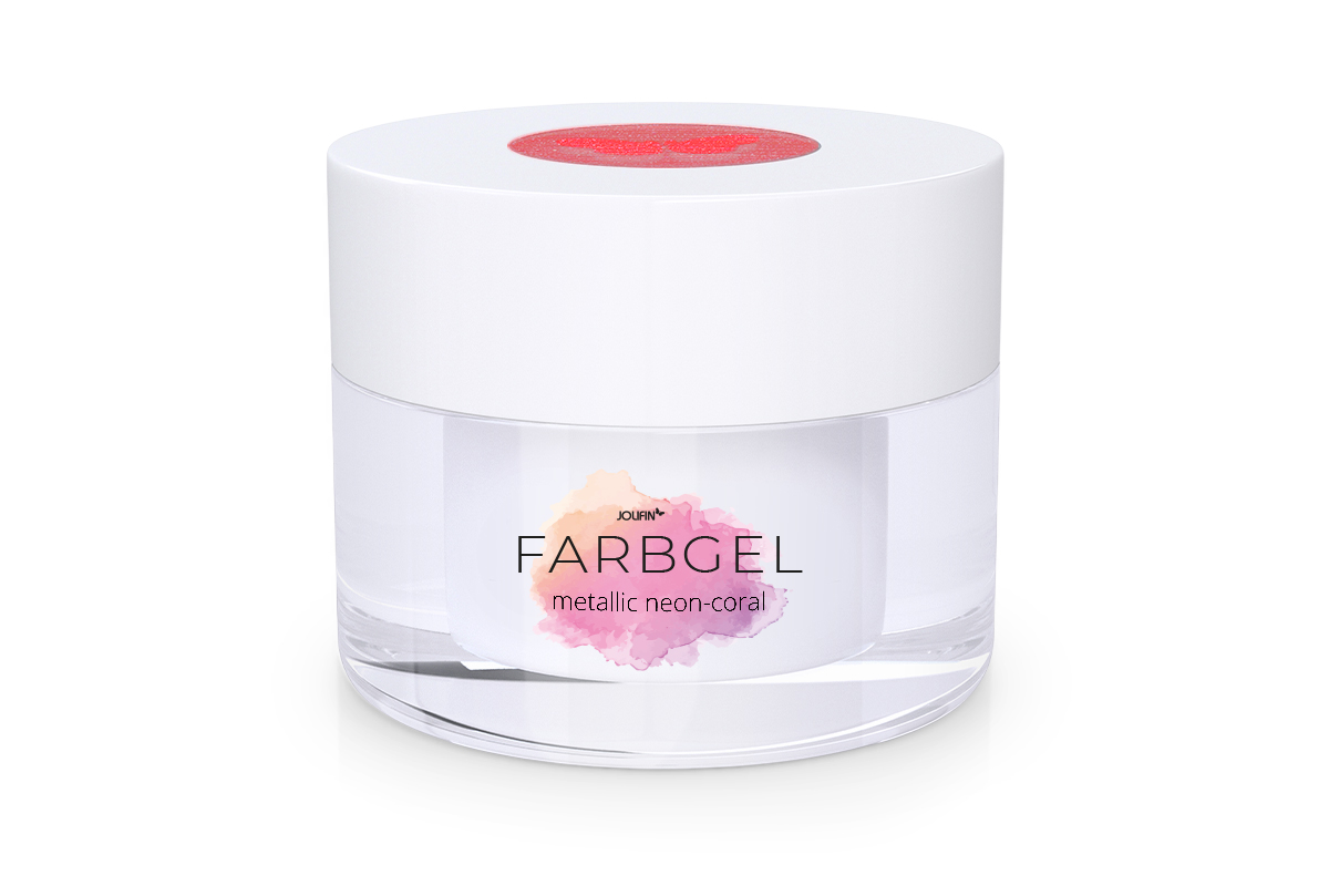 Jolifin Farbgel metallic neon-coral 5ml