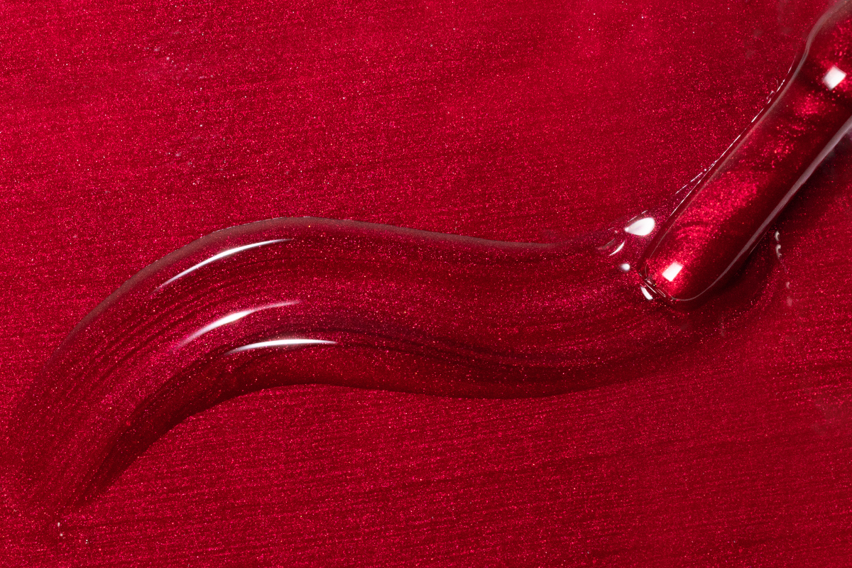 Jolifin LAVENI Shellac RubberBase - metallic red 10ml