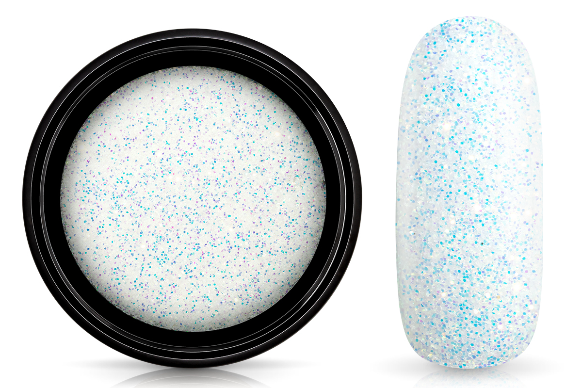 Jolifin LAVENI glitter powder - white goldshine