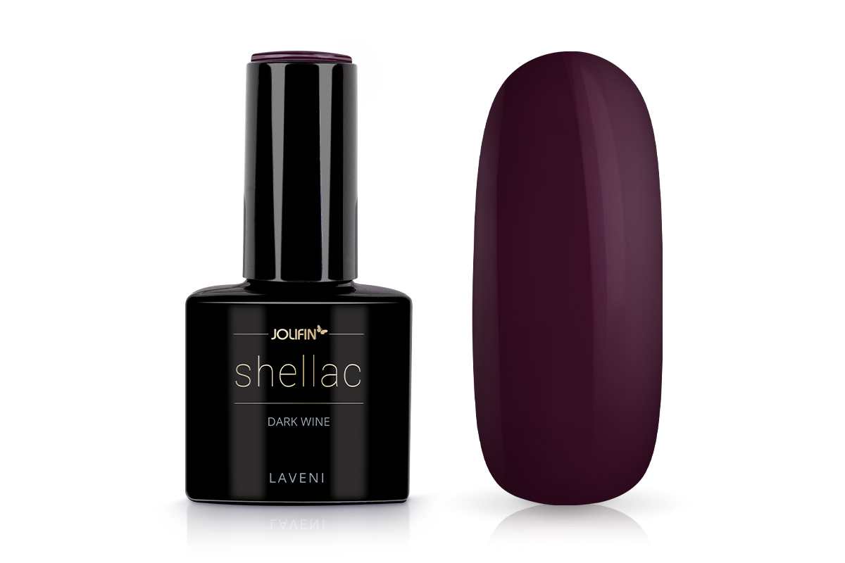 Jolifin LAVENI Shellac - dark wine 10ml