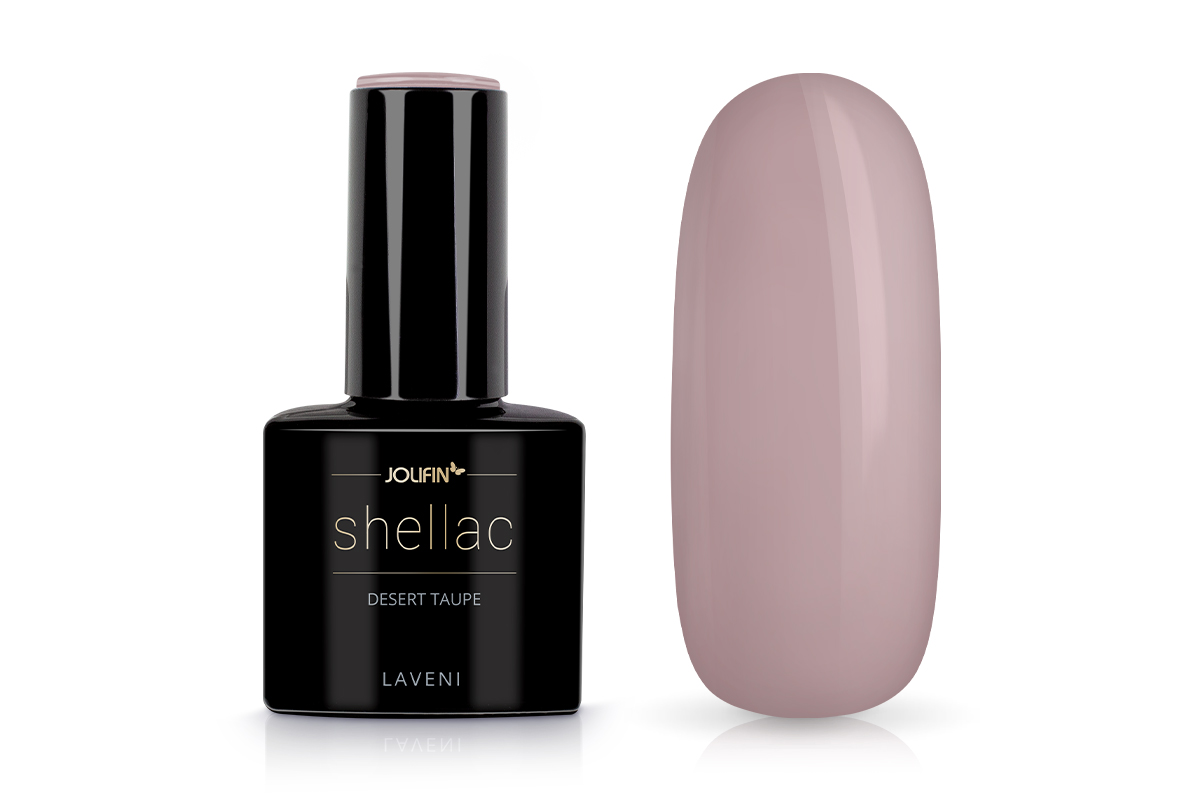 Jolifin LAVENI Shellac - desert taupe 10ml