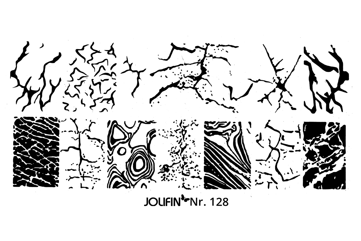 Jolifin Stamping-Schablone Nr. 128