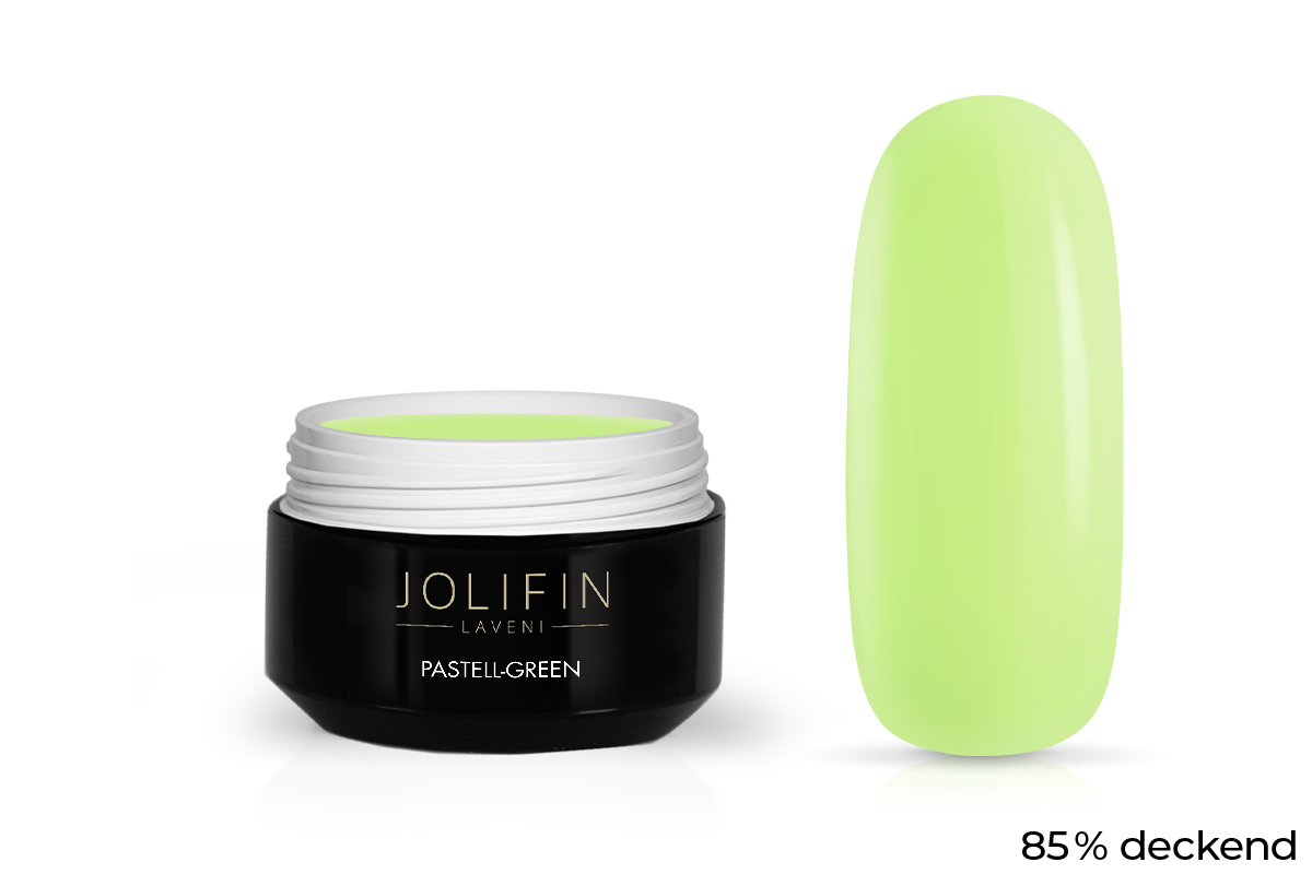 Jolifin LAVENI Farbgel - pastell-green 5ml