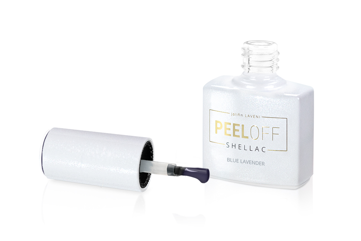 Jolifin LAVENI Shellac PeelOff - blue lavender 10ml