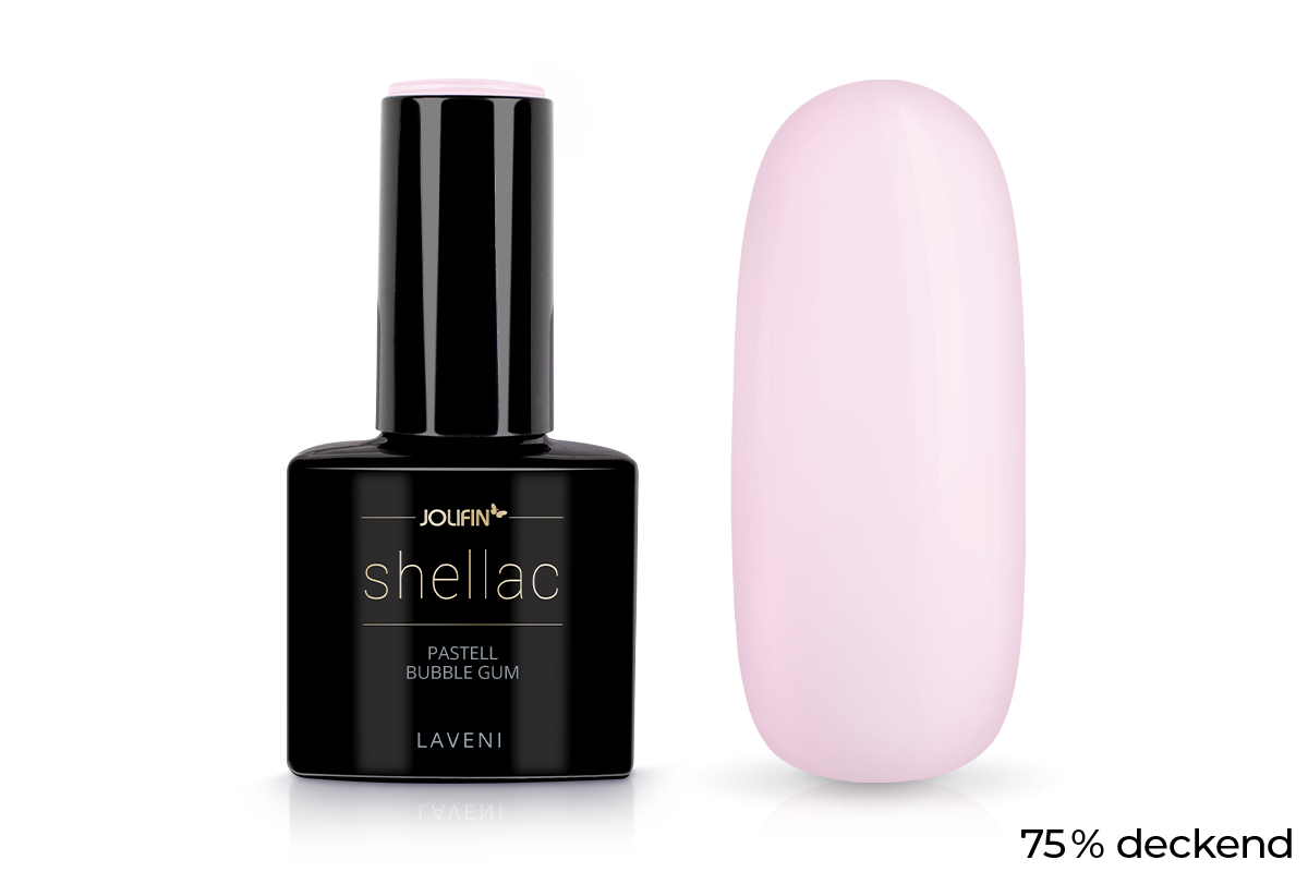 Jolifin LAVENI Shellac - pastell bubble gum 10ml