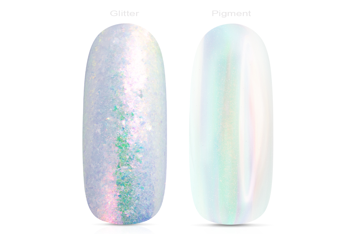 Jolifin Bio Glitter & Pigment - white aurora