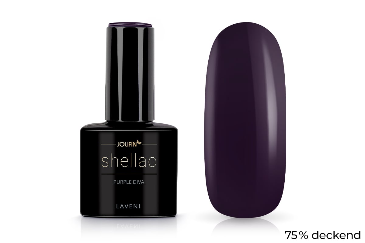 Jolifin LAVENI Shellac - purple diva 10ml