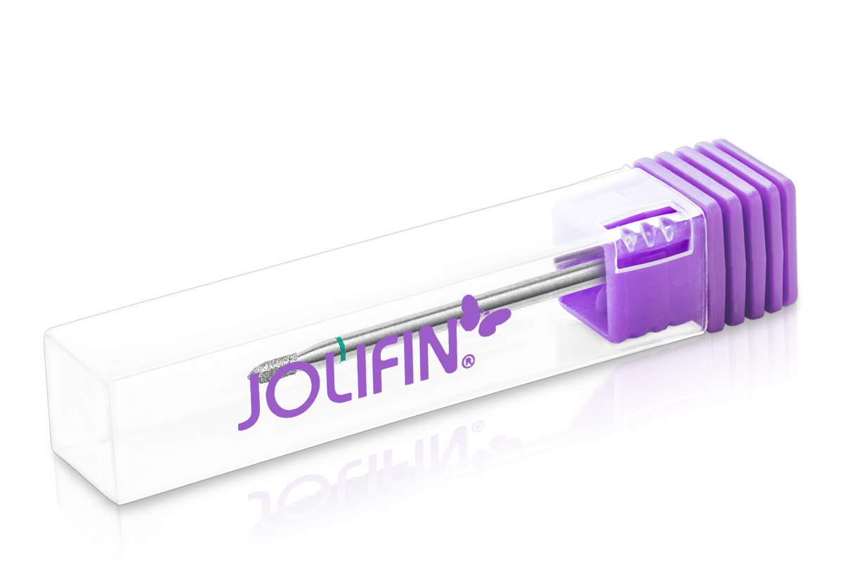 Jolifin Diamond Manicure Bit - mini pear coarse