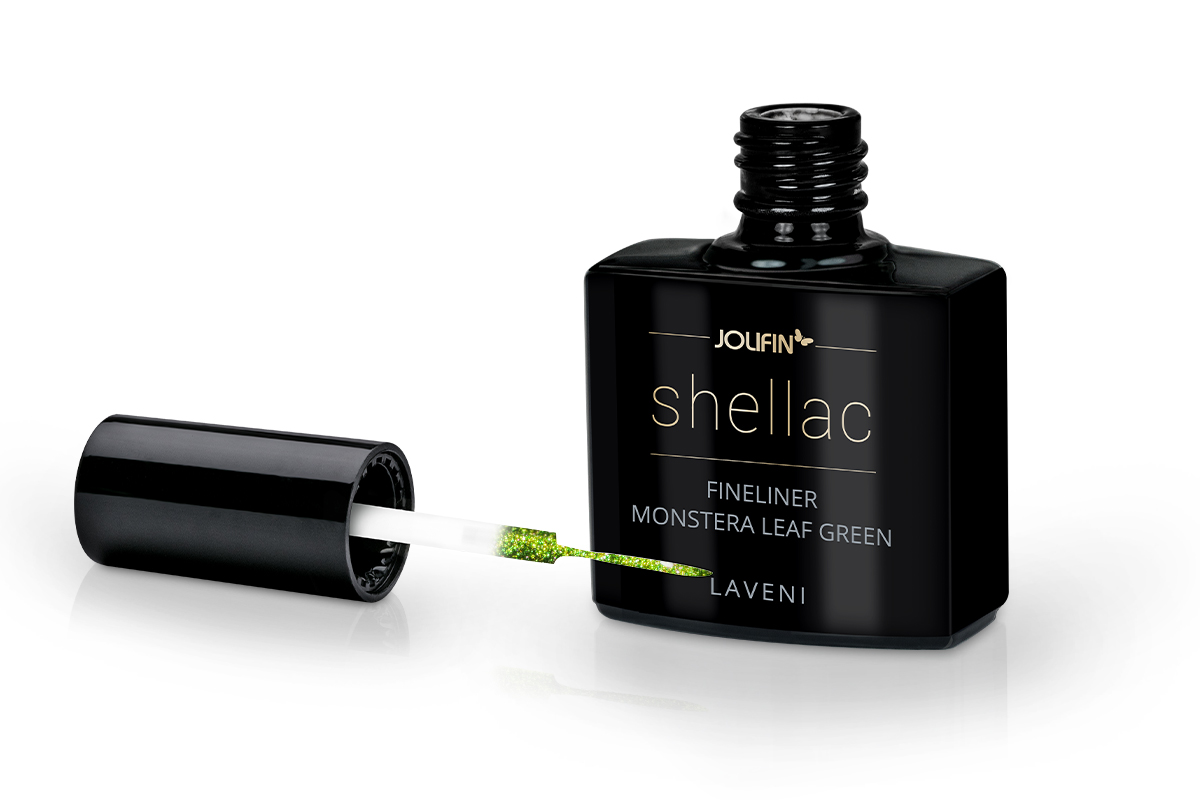 Jolifin LAVENI Shellac Fineliner - monstera leaf green 10ml