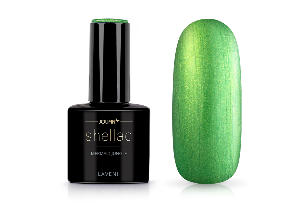 Jolifin LAVENI Shellac - mermaid jungle 10ml