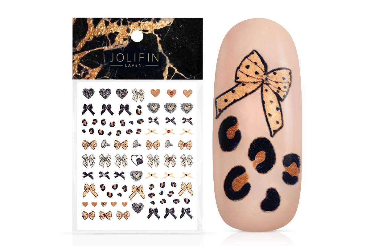 Jolifin LAVENI XL Rhinestone Stickers - No. 8