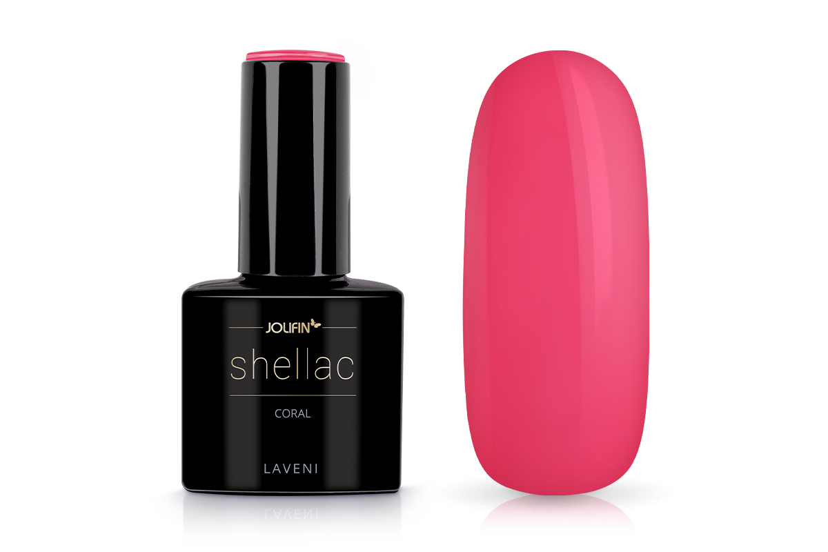 Jolifin LAVENI Shellac - coral 10ml