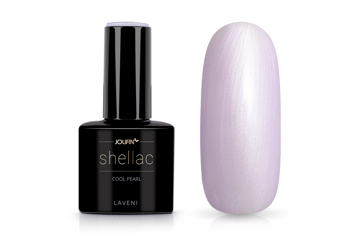 Jolifin LAVENI Shellac - cool pearl 10ml