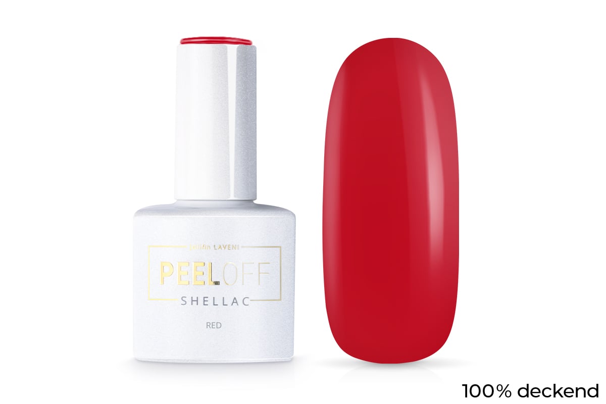 Jolifin LAVENI Shellac PeelOff - red 10ml