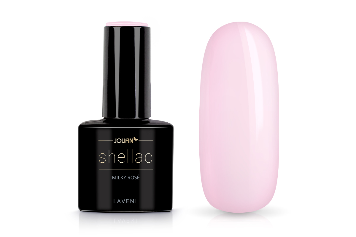 Jolifin LAVENI Shellac - milky rosé 10ml