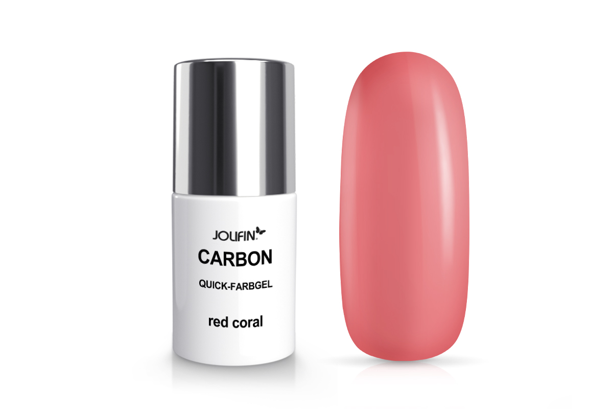 Jolifin Carbon Quick colour gel - red coral 11ml