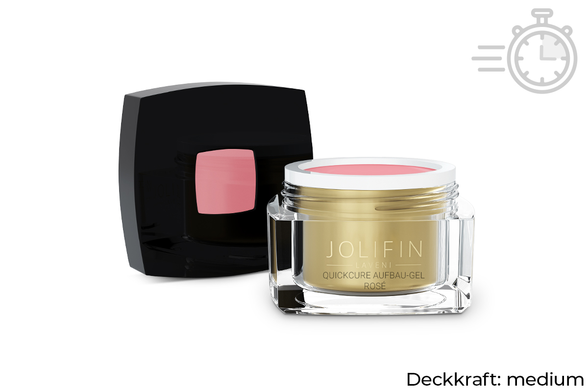 Jolifin LAVENI - QuickCure build-up gel rosé 5ml