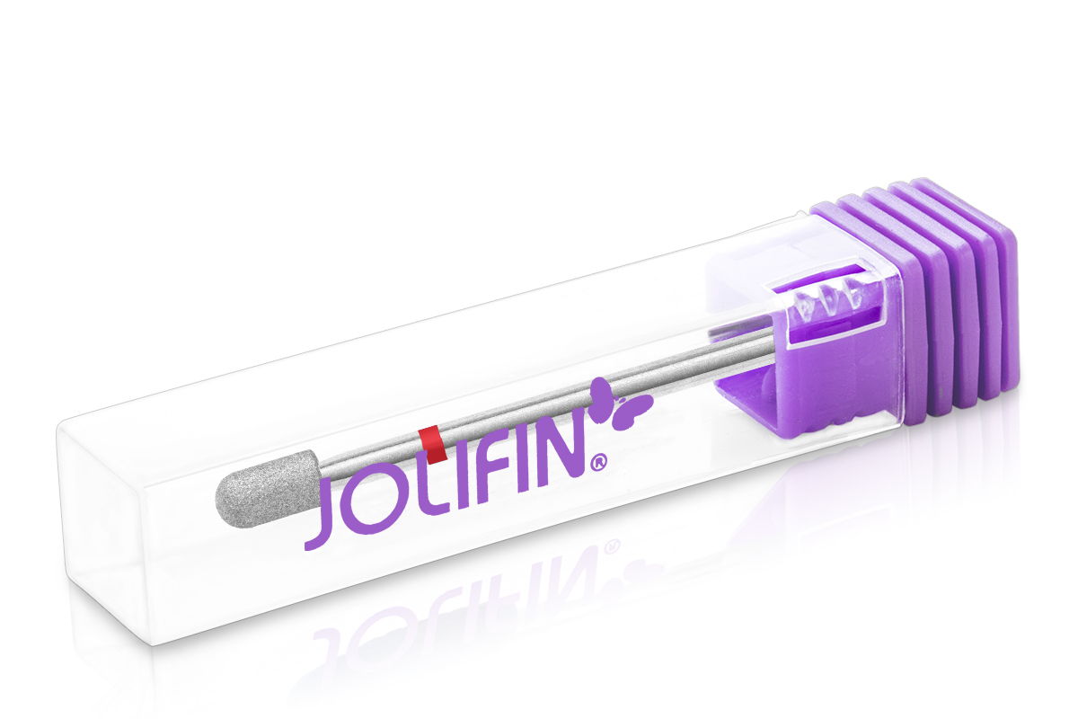 Jolifin Diamond Manicure Bit - Cylinder - fine