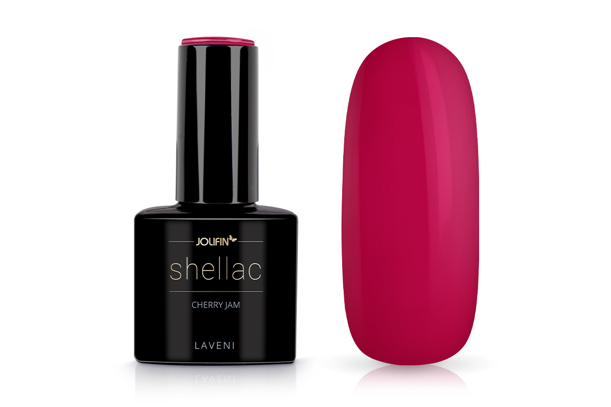 Jolifin LAVENI Shellac - cherry jam 10ml