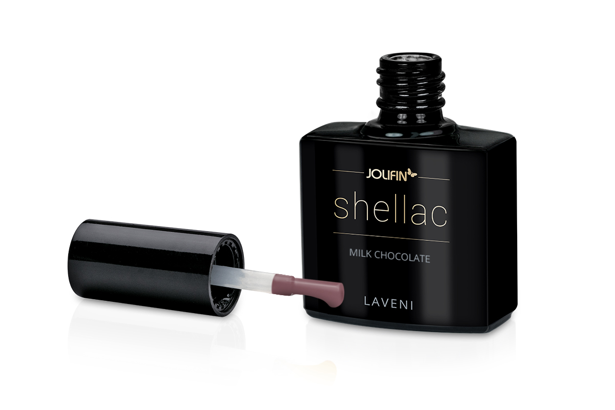 Jolifin LAVENI Shellac - milk chocolate 10ml