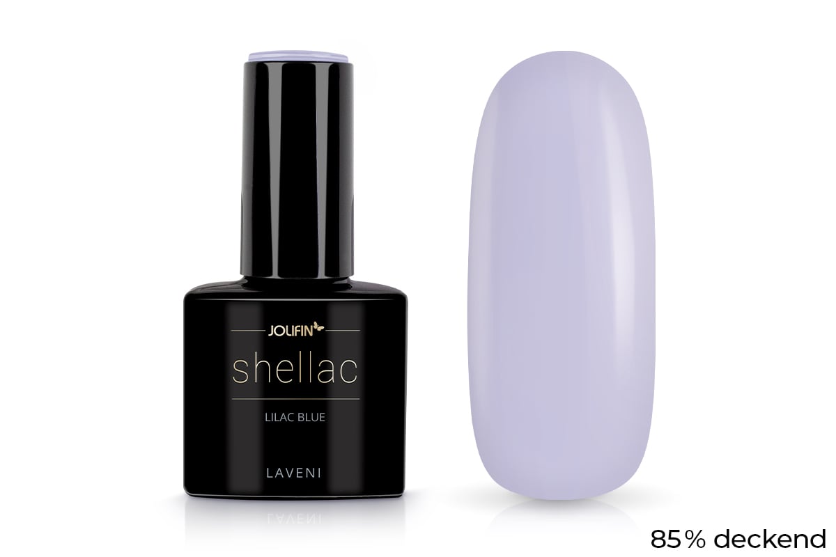 Jolifin LAVENI Shellac - lilac blue 10ml