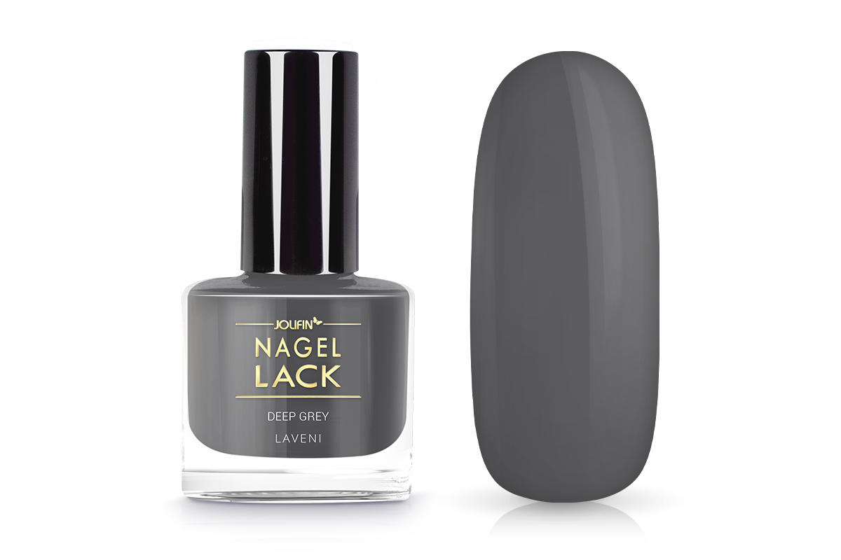 Jolifin LAVENI Nail Polish - deep grey 9ml