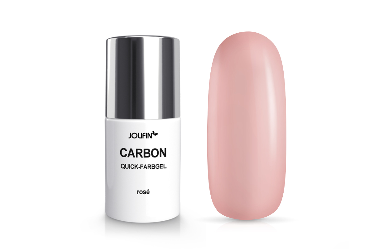 Jolifin Carbon Quick-Farbgel - rosé 11ml