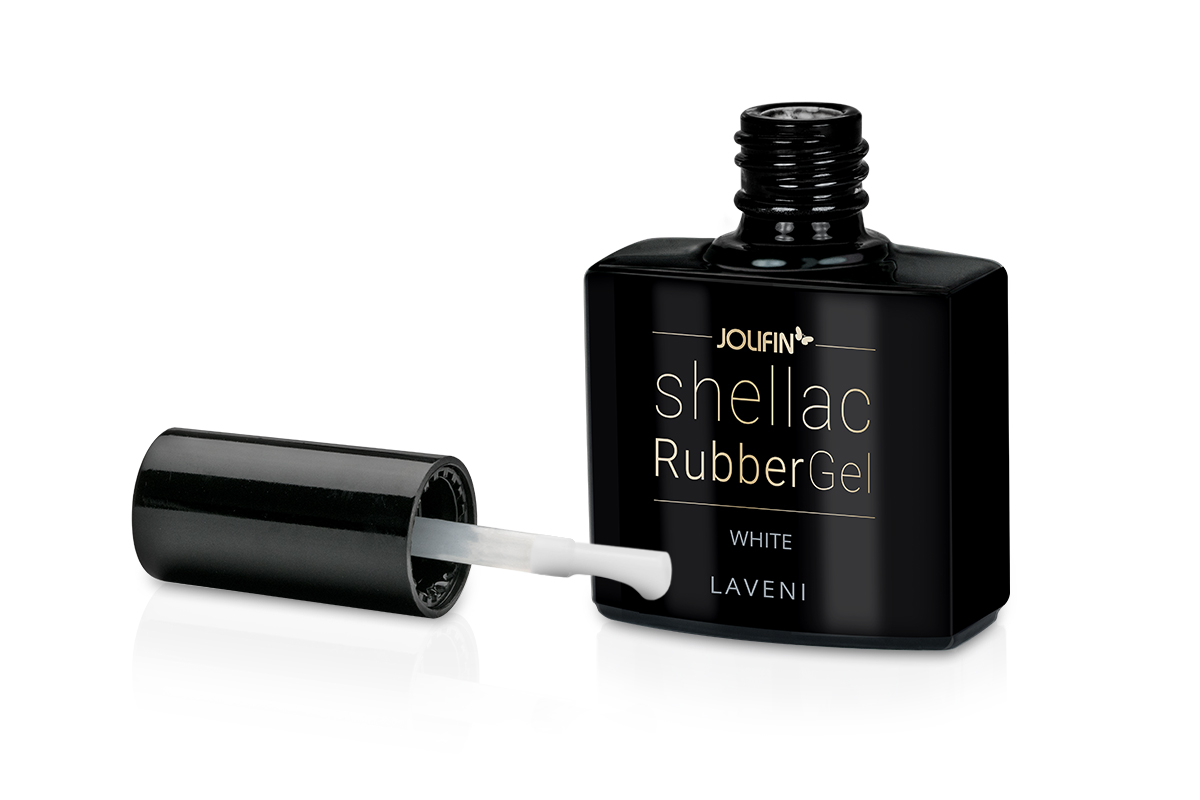 Jolifin LAVENI Shellac RubberBase - white 10ml