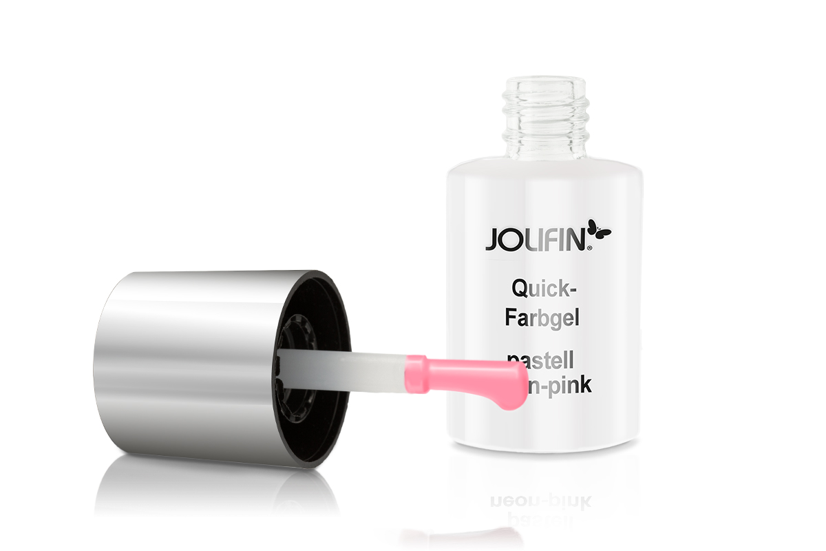 Jolifin Carbon Quick colour gel pastel neon pink 11ml