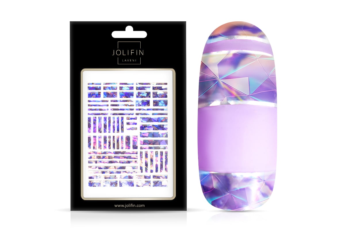 Jolifin LAVENI XL Sticker - Hologram Marble No. 4