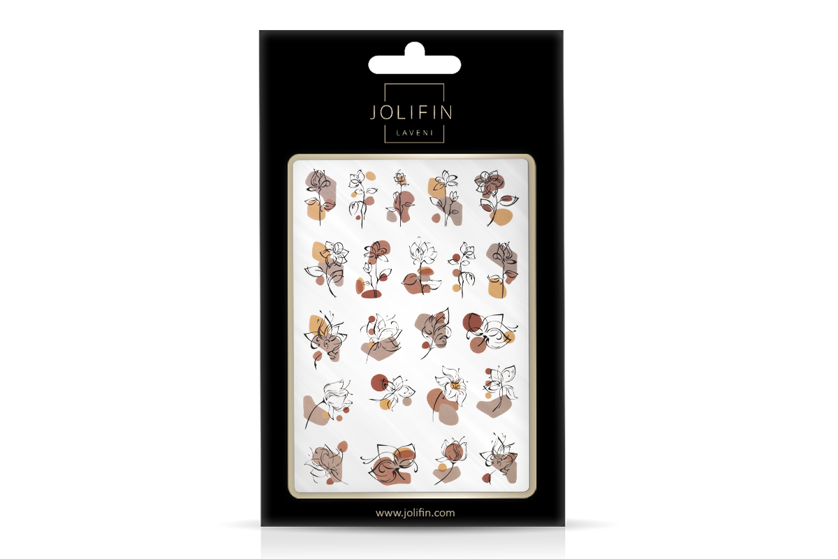 Jolifin LAVENI XL Sticker - Flowers No. 37