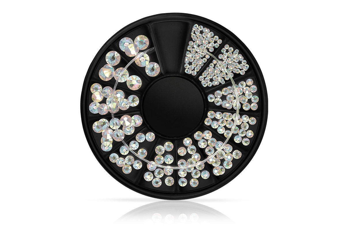 Jolifin LAVENI Rhinestone Display - white opal