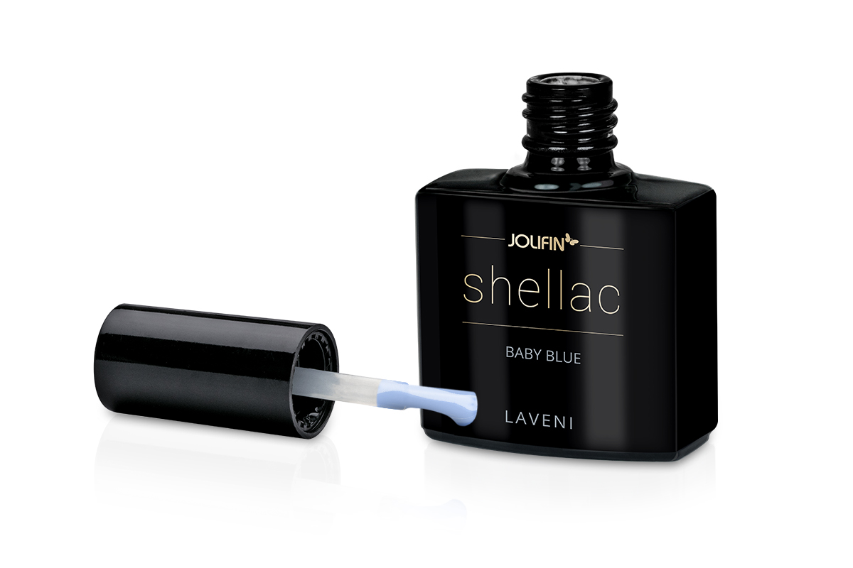 Jolifin LAVENI Shellac - baby blue 10ml